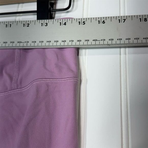 Athleta Purple Mid Rise Elation 7/8 Tight Ankle Leggings M Active Yoga Workout - Picture 3 of 4